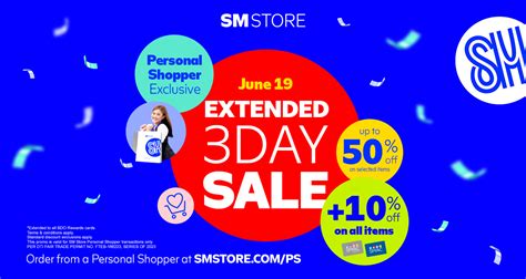 sm 3 day sale 2023|Personal Shopper Extended 3 Day Sale .
